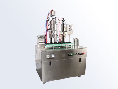 PLC控制二元包裝氣霧劑灌裝機